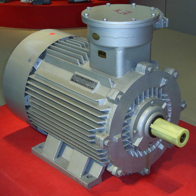 YBE2-200L2-6防爆电机45°角实拍